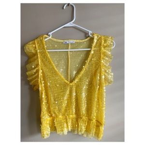 Zara Sparkle Top